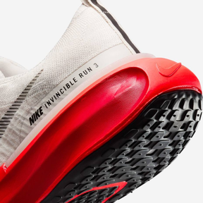 Nike Invincible Run 3 - Branco/Vermelho Neon