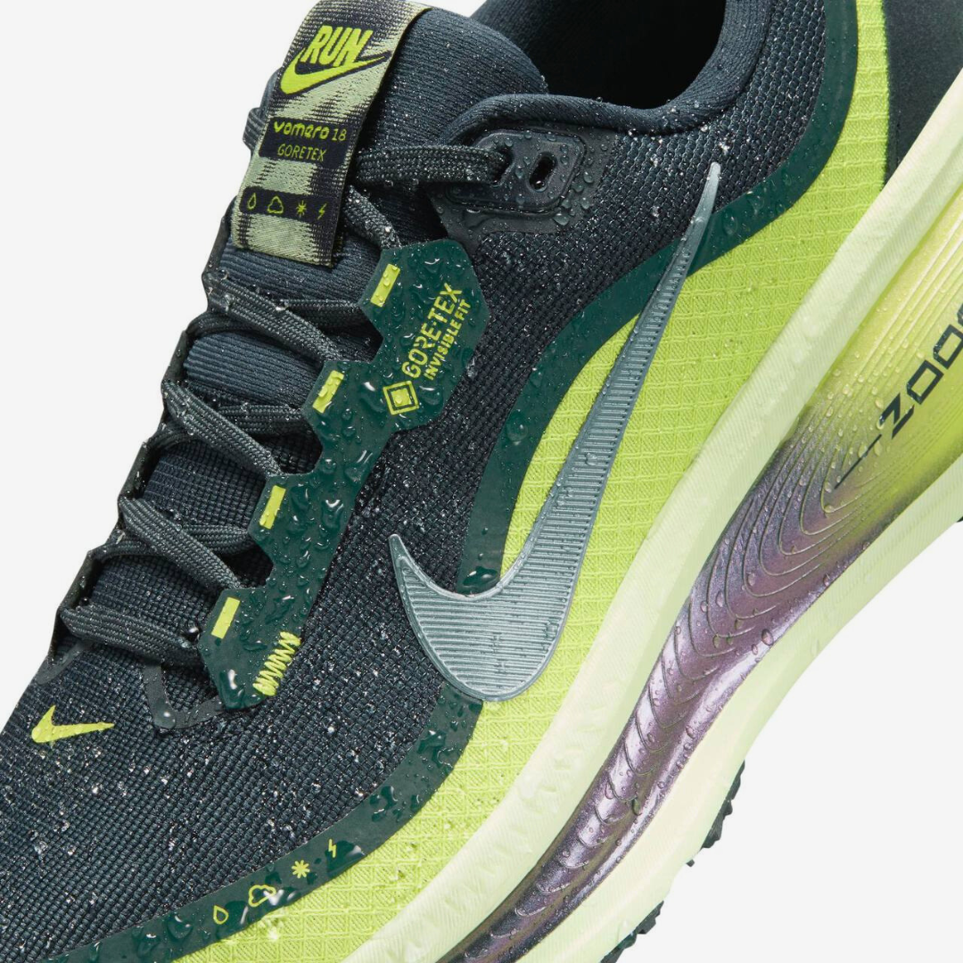 Nike Vomero 18 GORE-TEX - Verde Escuro/Verde Neon