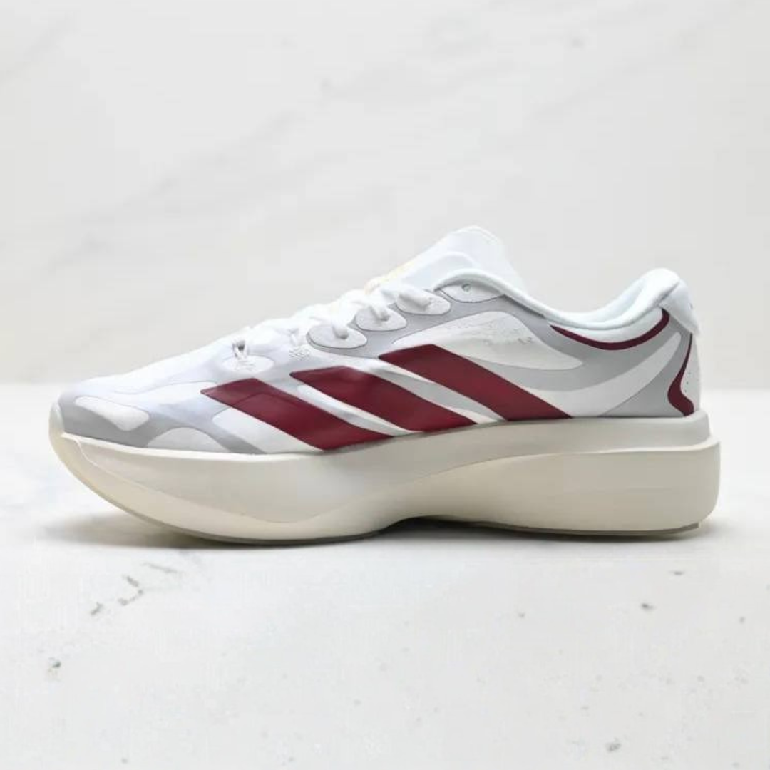 Adidas Adizero EVO SL EXO - Off White/Maroon Mystery Red