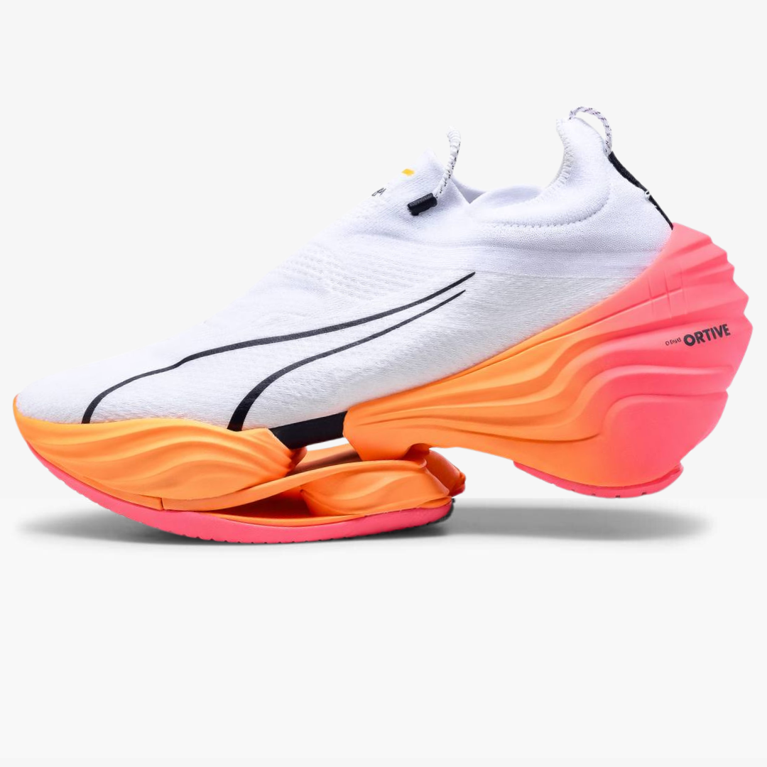 Puma Fast-RB Nitro Elite - Branco/Laranja/Rosa