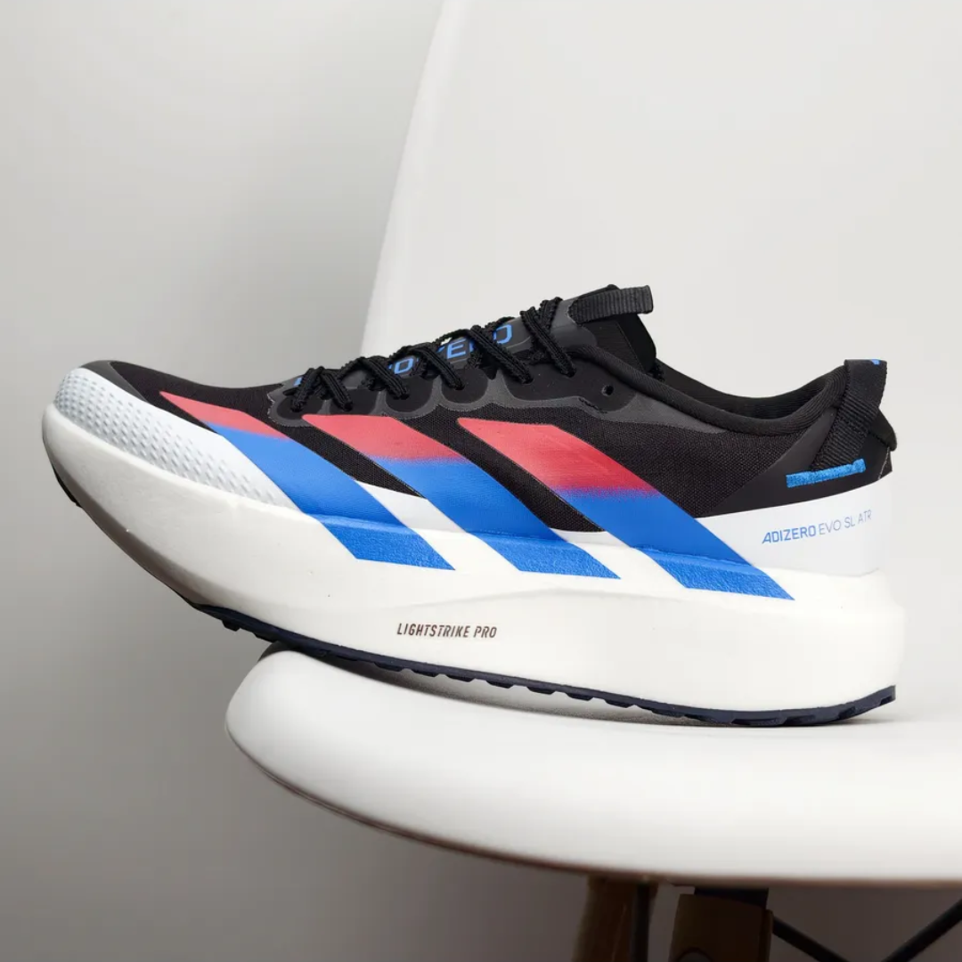 Adidas Adizero EVO SL ATR - Preto/Azul/Vermelho