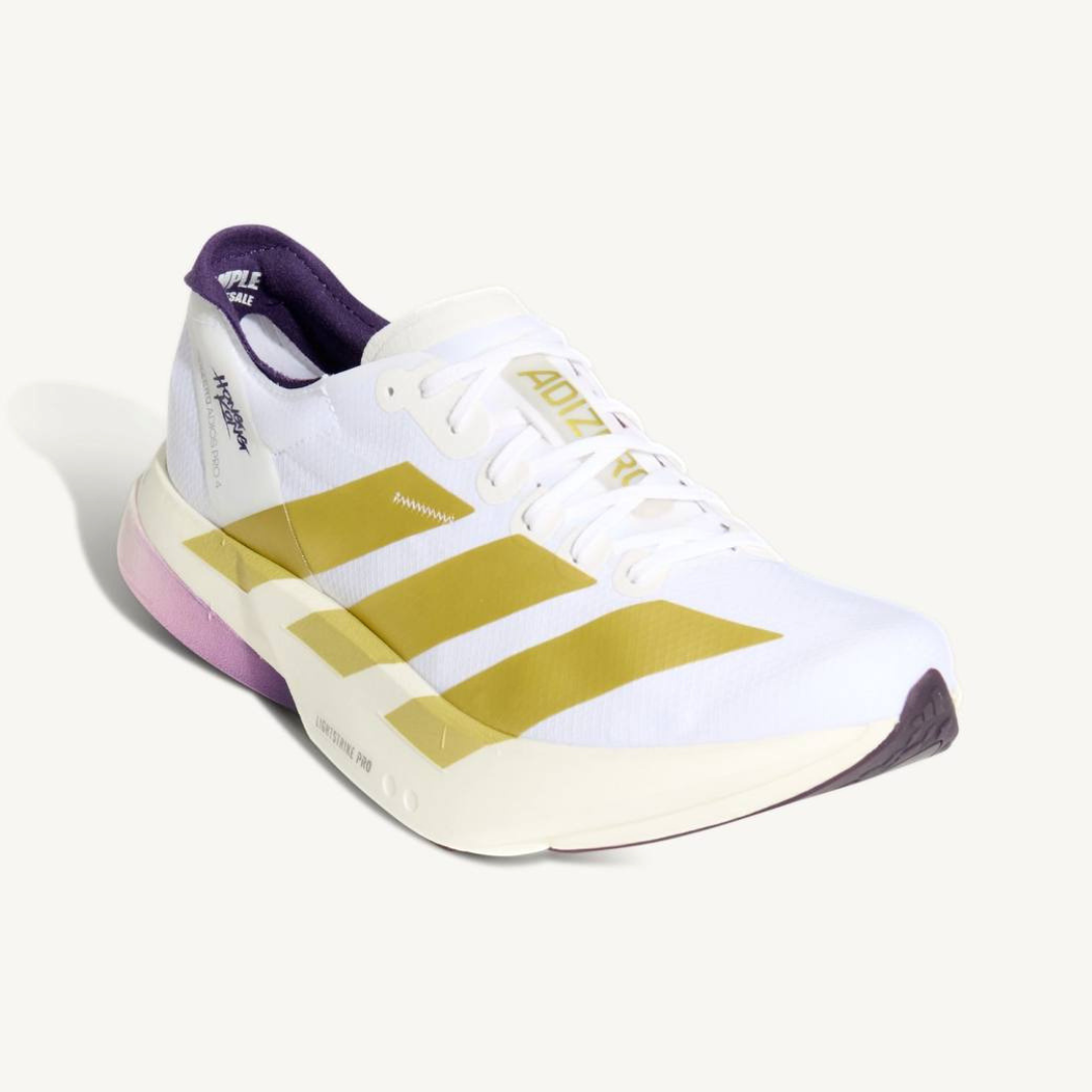 Adidas Adizero Adios Pro 4 Hong Kong - Branco/Dourado