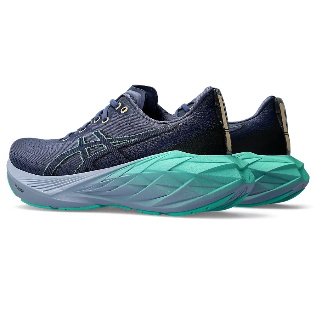 Asics Novablast™ 4 Azul Marinho com Verde e Azul