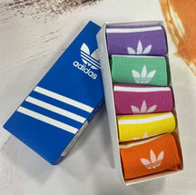 Kit 5 pares de Meias Adidas