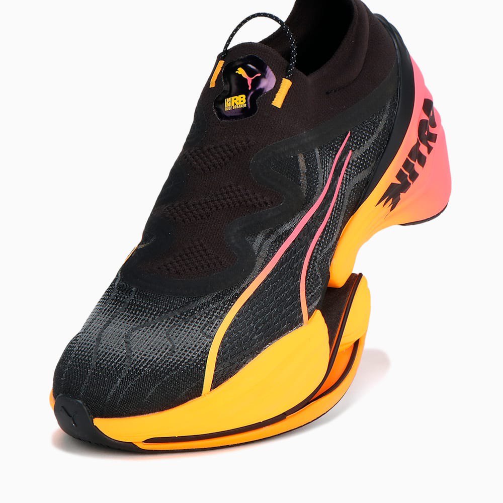 Puma Fast-RB Nitro Elite - Preto/Laranja/Rosa