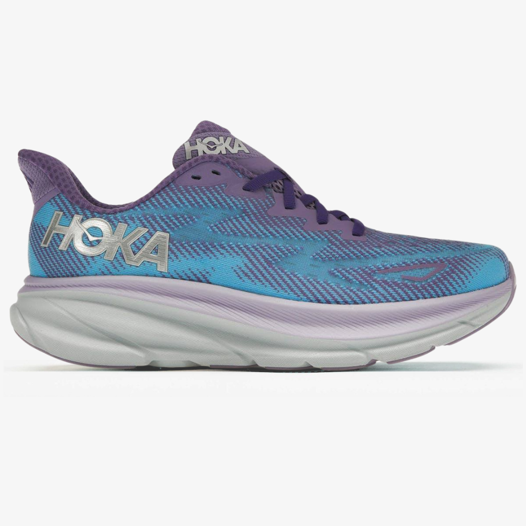Hoka Clifton 9 – Azul/Roxo