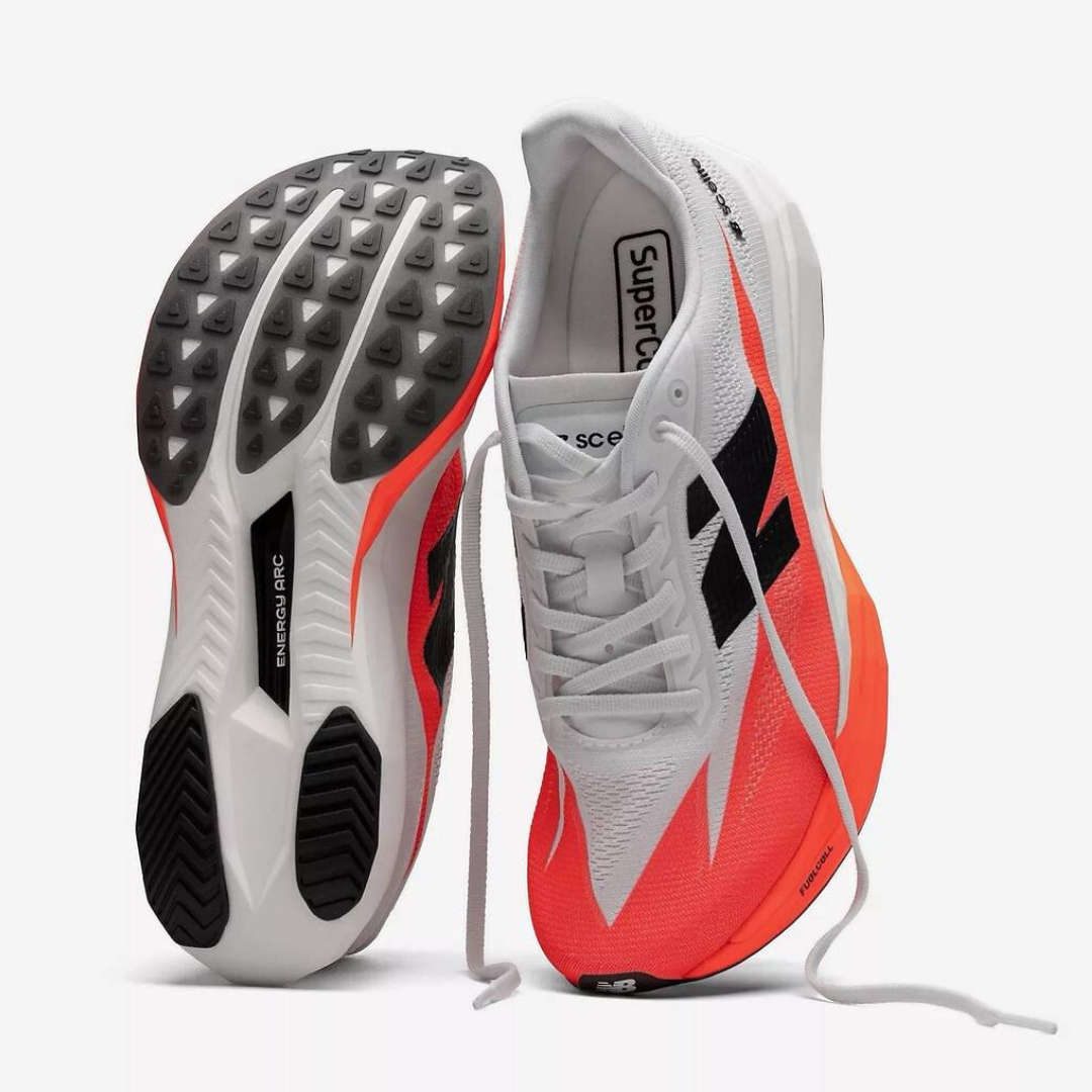 New Balance Fuelcell Supercomp Elite V5 - Branco/Vermelho