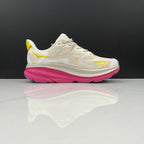 HOKA Clifton 9 Branco e Rosa – imagem 2 de 6
