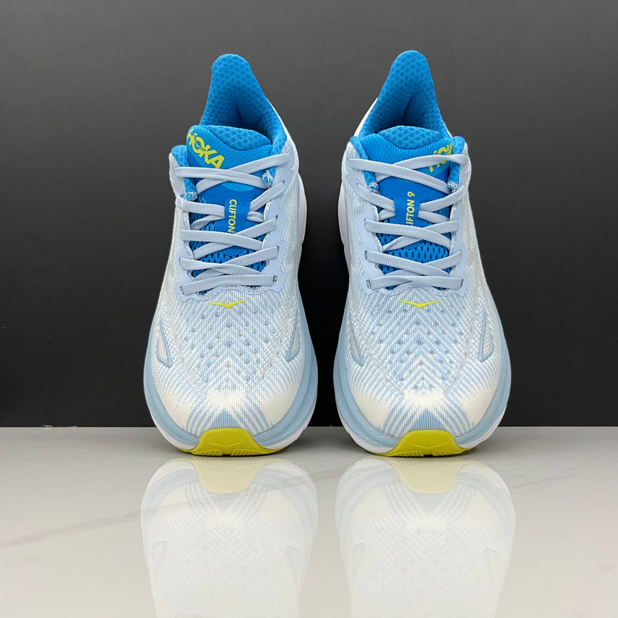 HOKA Clifton 9 Verde Água e Amarelo – imagem 4 de 5