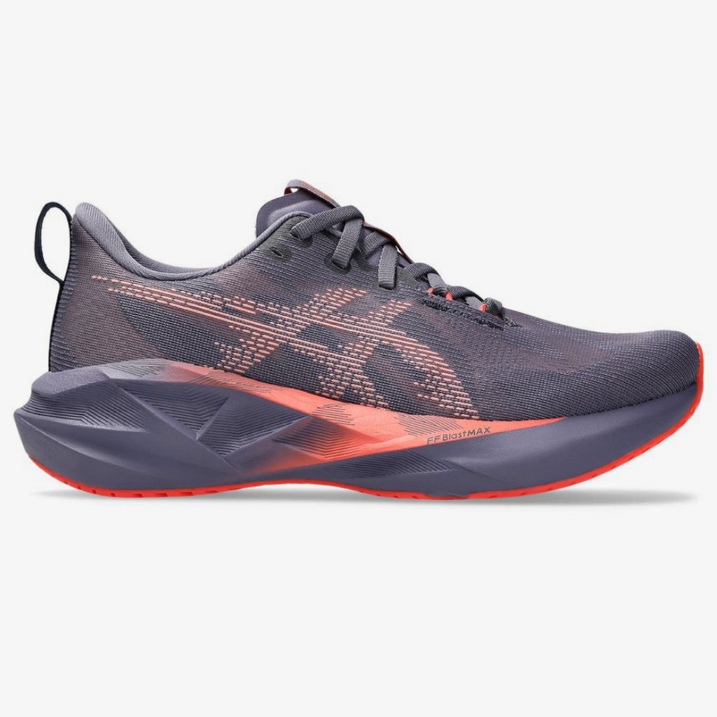 Asics Novablast 5 - Roxo com Vermelho