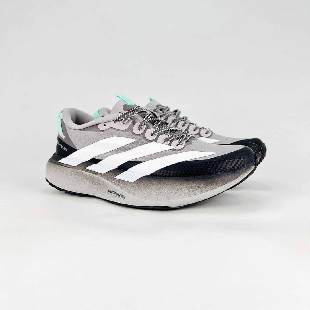 Adidas Adizero EVO SL ATR - Cinza/Preto/Verde Água