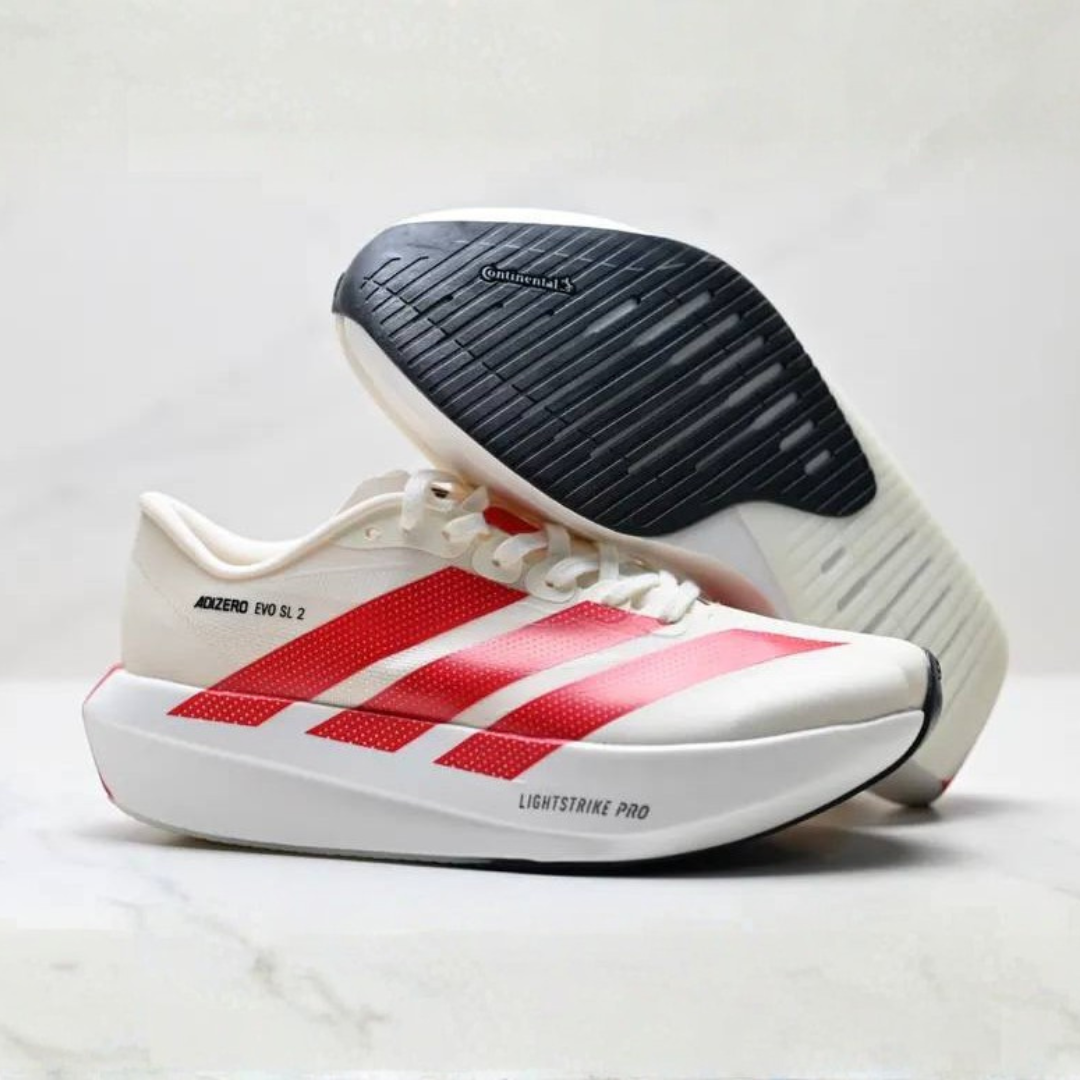 Adidas Adizero EVO SL 2 - Bege/Vermelho
