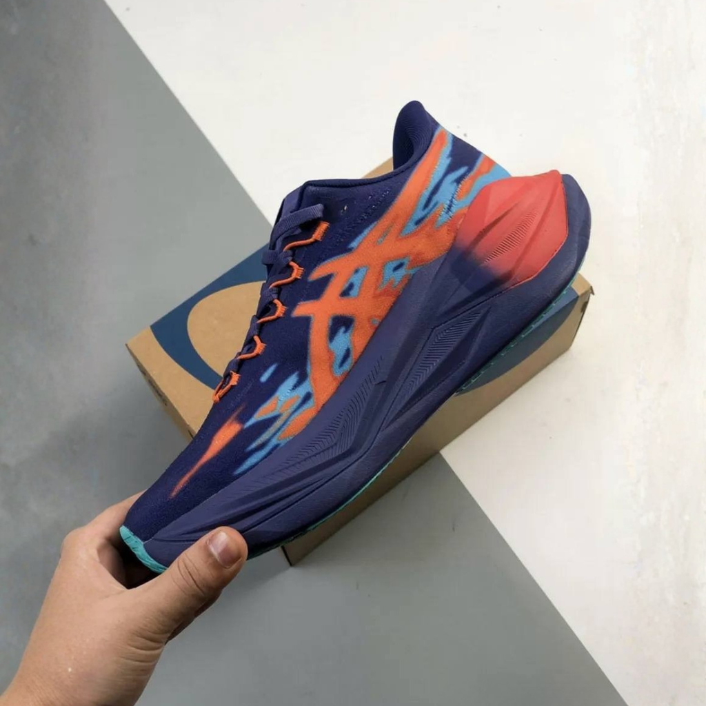 Asics Superblast 3 - Unissex - Azul/Laranja