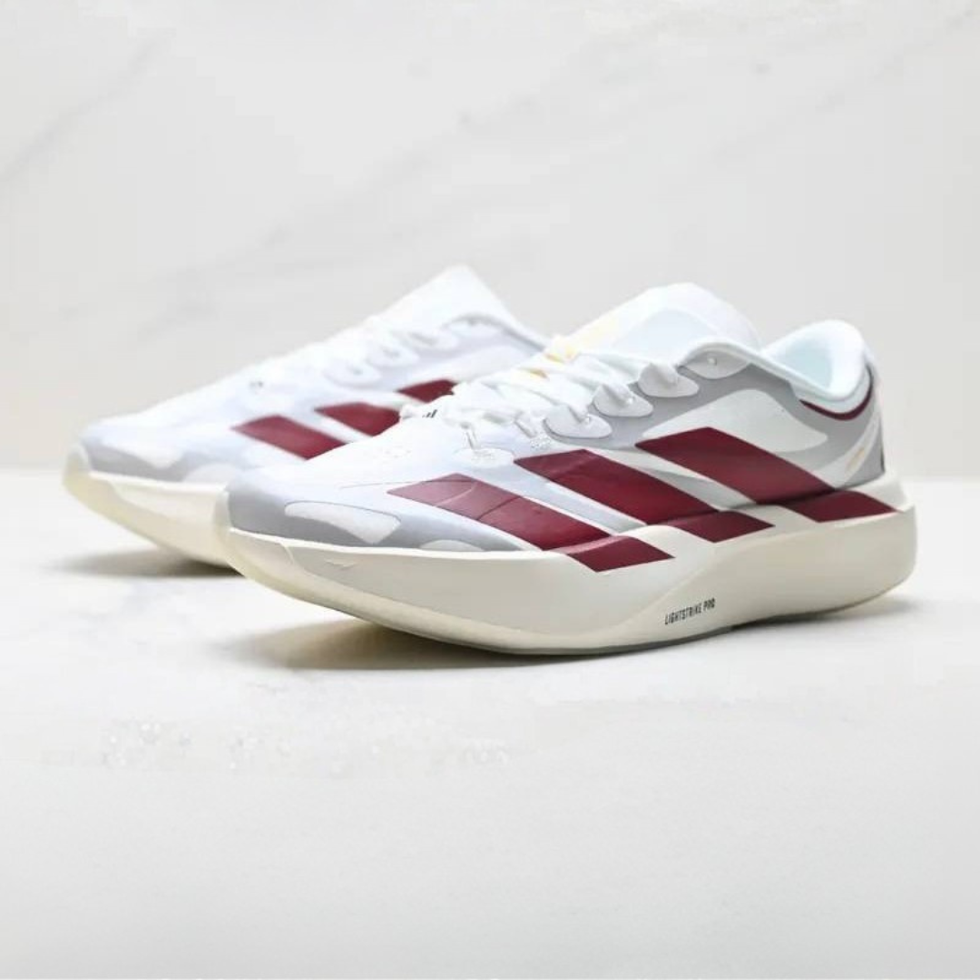 Adidas Adizero EVO SL EXO - Off White/Maroon Mystery Red