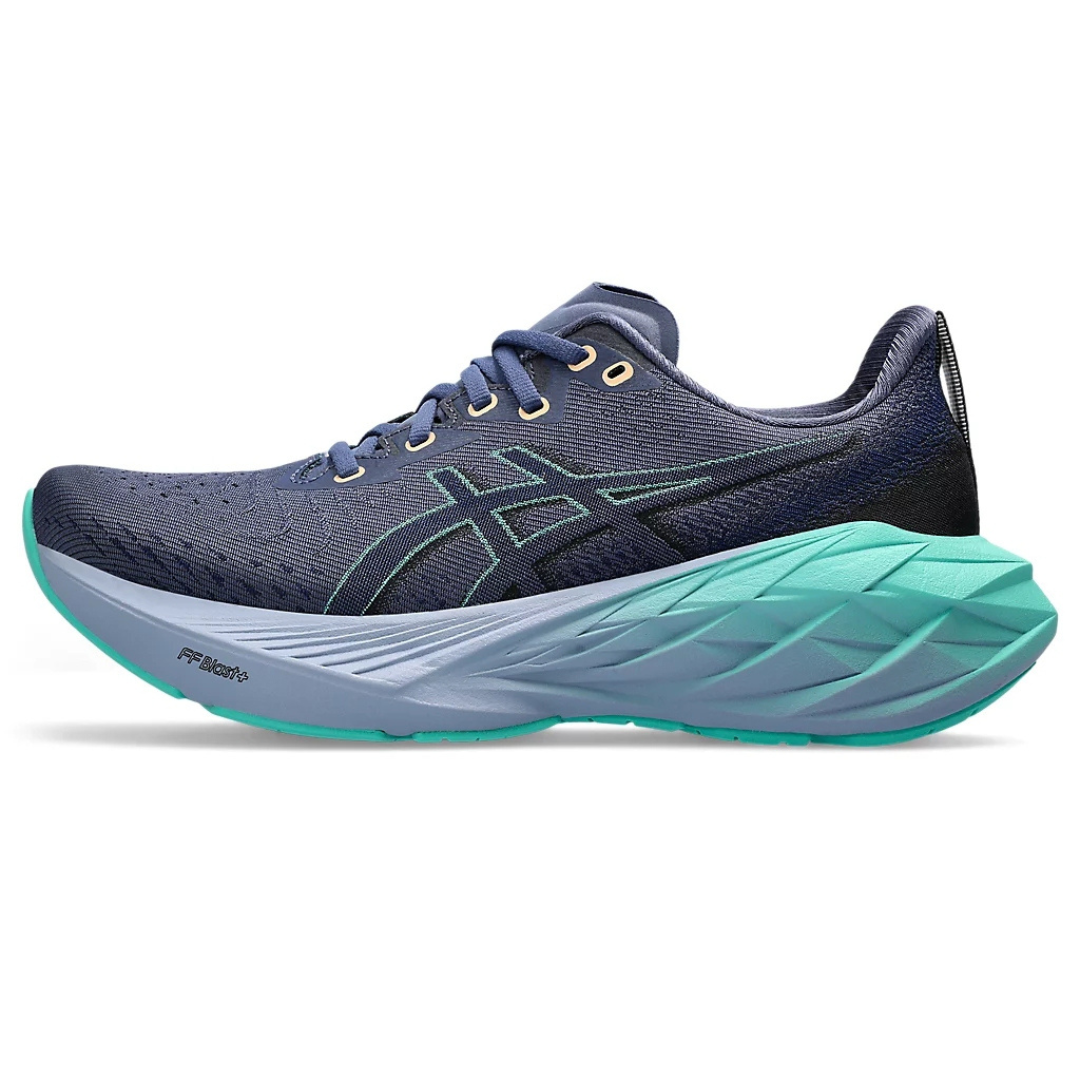 Asics Novablast™ 4 Azul Marinho com Verde e Azul