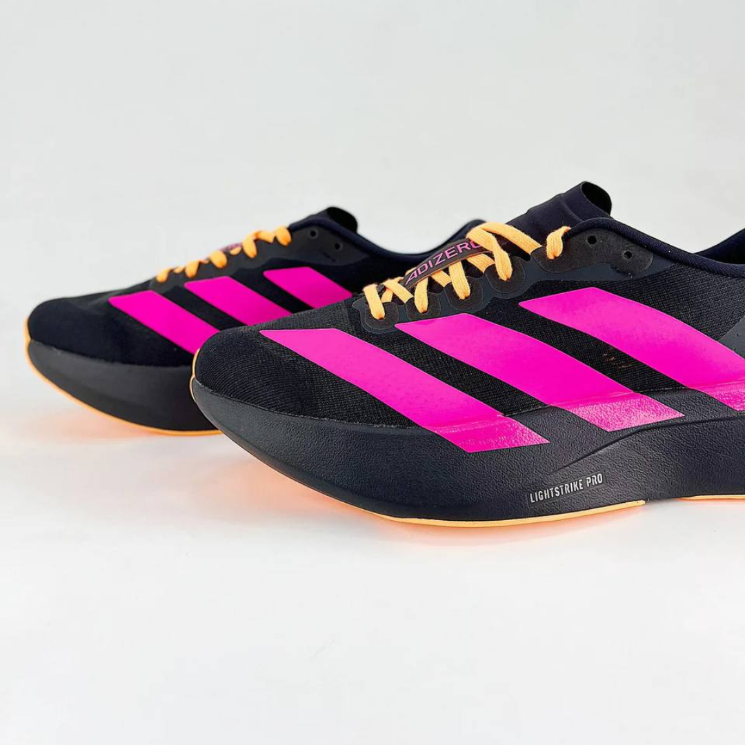 Adidas Adizero EVO SL - Preto/Rosa/Laranja – ForTimer