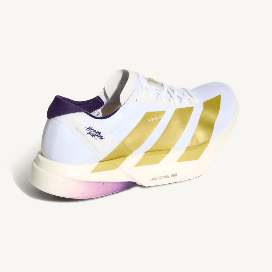 Adidas Adizero Adios Pro 4 Hong Kong - Branco/Dourado