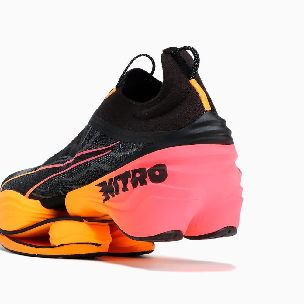 Puma Fast-RB Nitro Elite - Preto/Laranja/Rosa