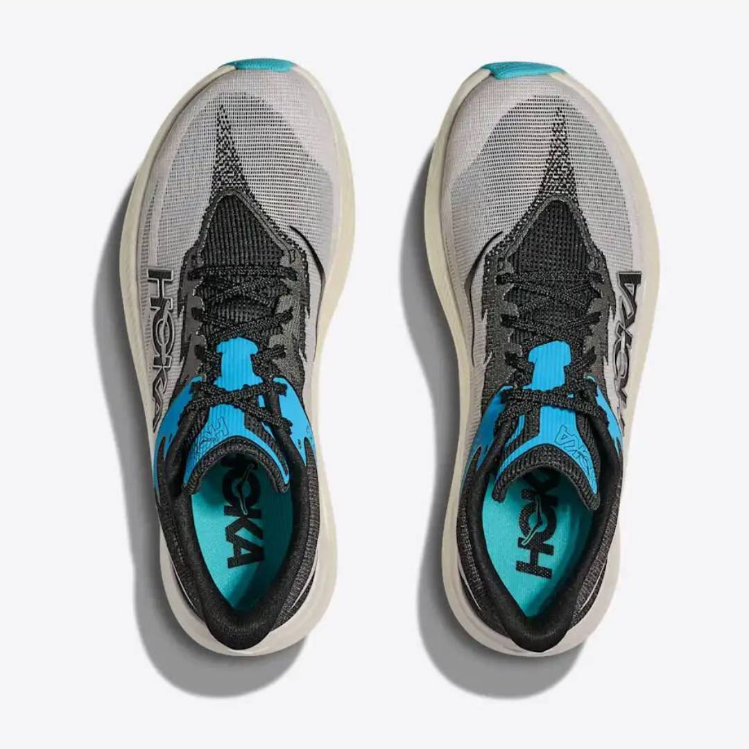 Hoka Rocket X 3 Unissex - Preto/Cinza/azul