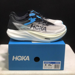 Hoka Rocket X 3 Unissex - Preto/Cinza/azul