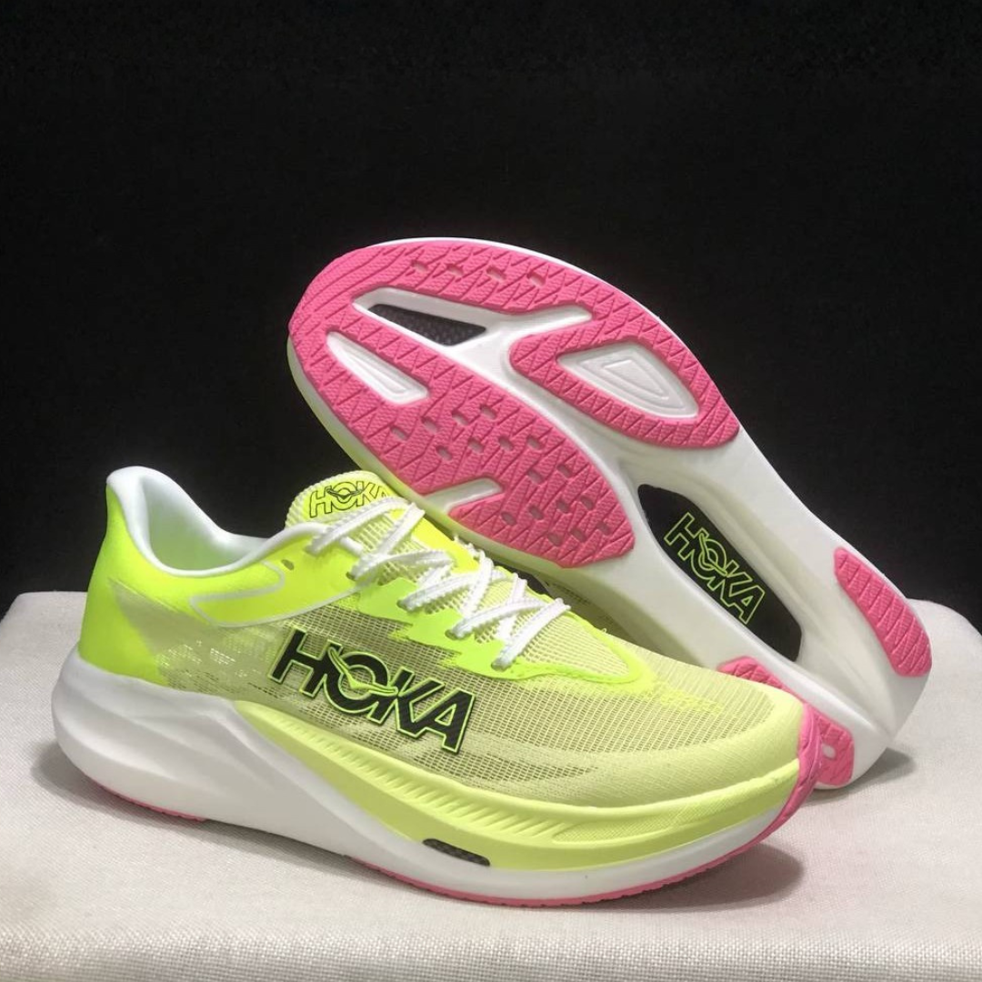 Hoka Rocket X 3 Unissex - Sunlight/Neon Hoka Citrus
