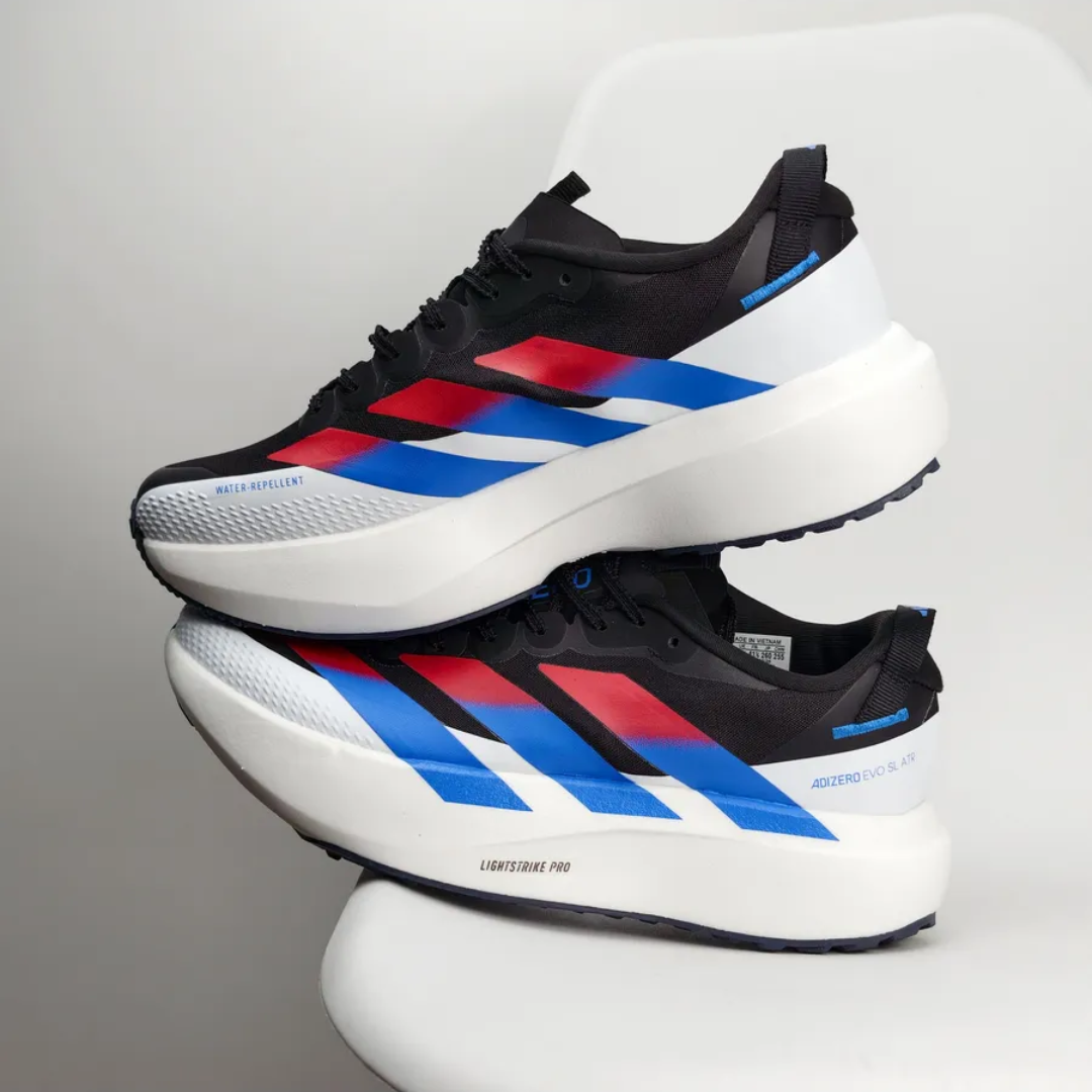 Adidas Adizero EVO SL ATR - Preto/Azul/Vermelho