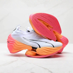 Puma Fast-RB Nitro Elite - Branco/Laranja/Rosa