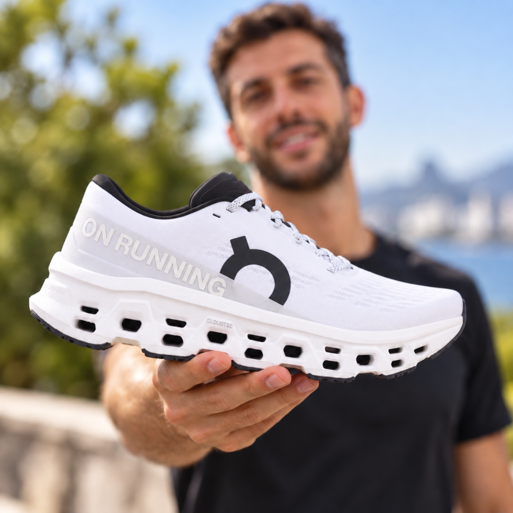 On Running Cloudmonster 3 White Black