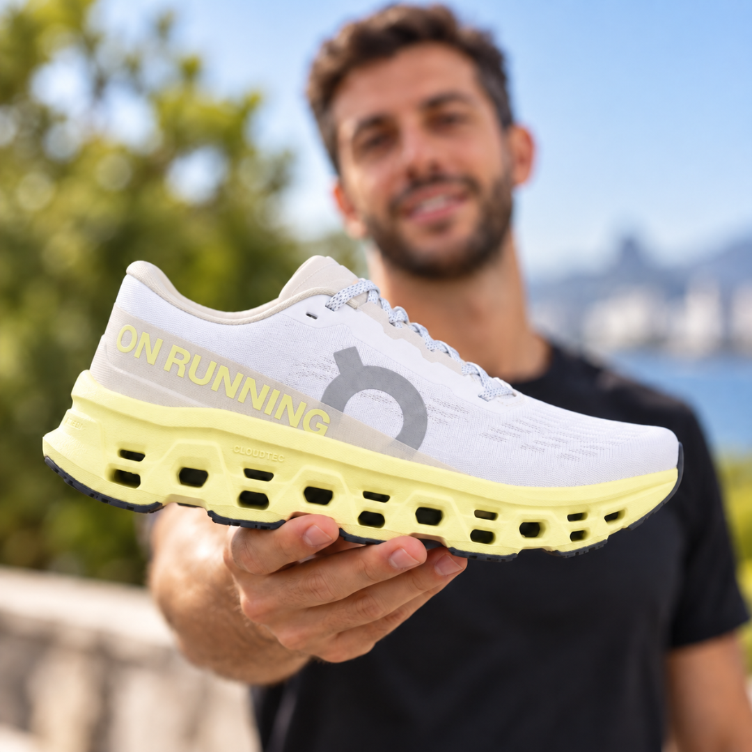 On Running Cloudmonster 3 Ivory Limelight