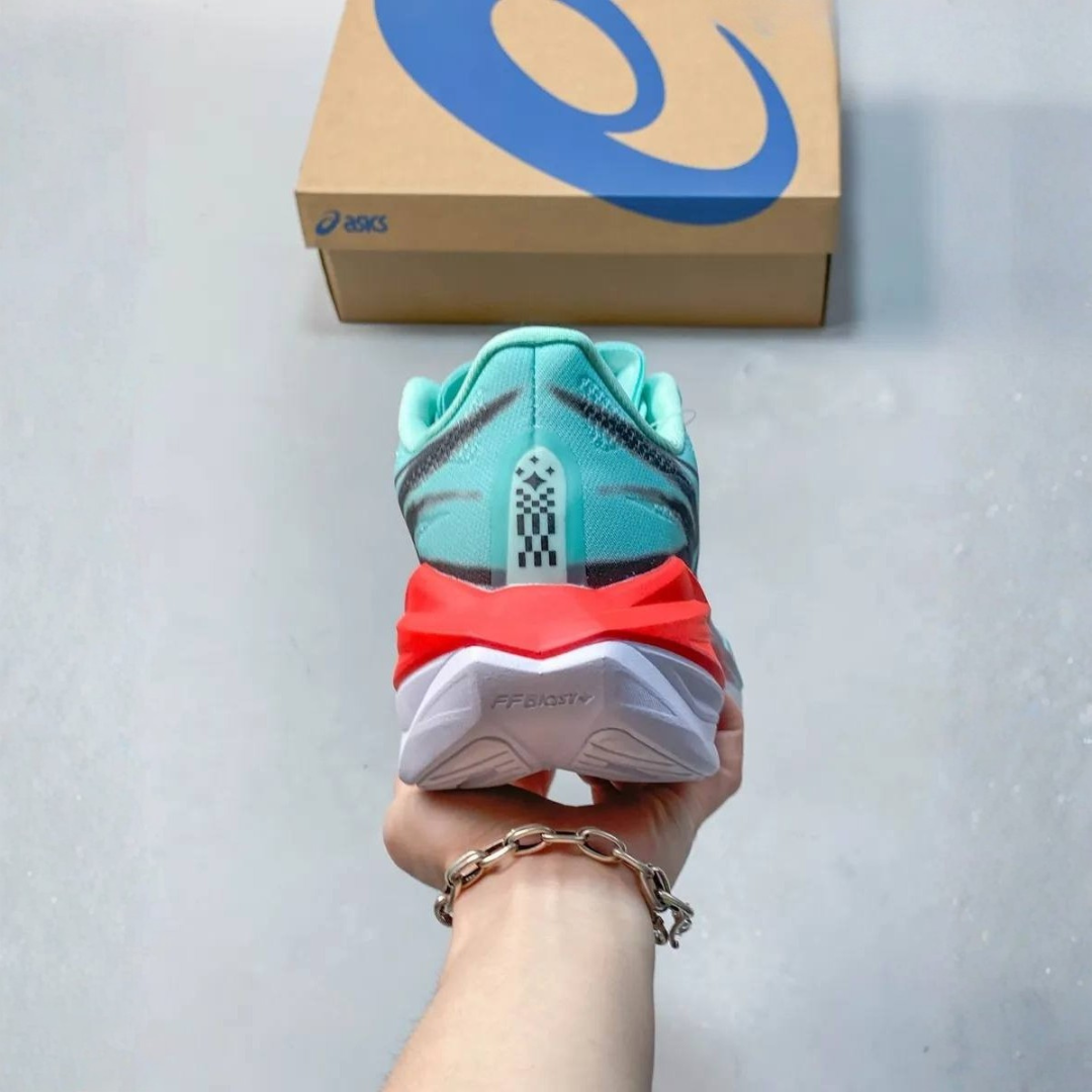 Asics Superblast 3 - Unissex - Verde Aqua Mint/Vermelho