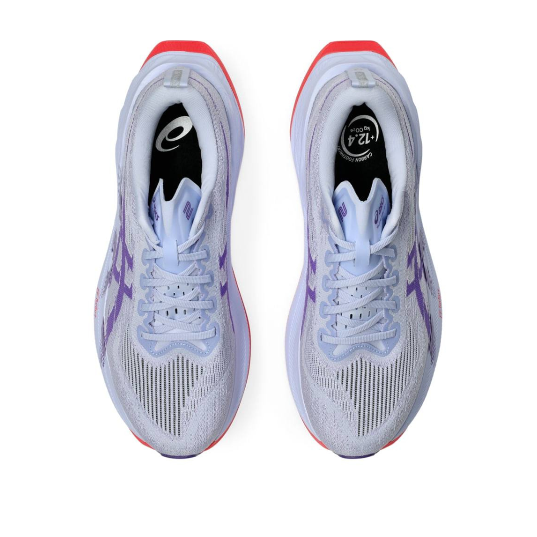 Asics Superblast 2 - Unissex - Cinza/Vermelho