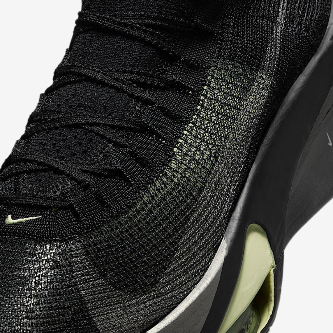 Nike ZoomX ALPHAFLY Next% 3 - Preto/Olive Aura/Prateado metalizado