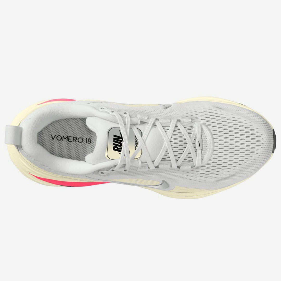 Nike Vomero 18 - Branco/Vermelho