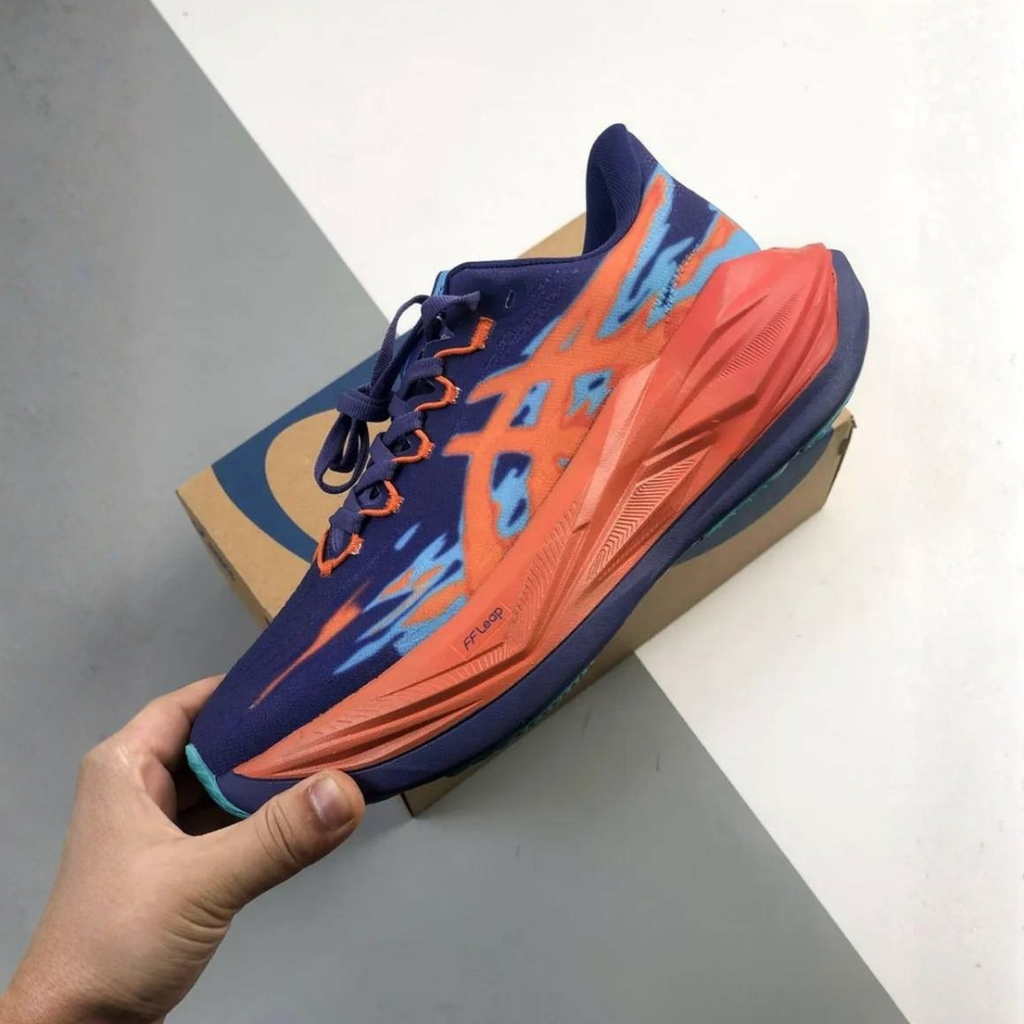 Asics Superblast 3 - Unissex - Azul/Laranja