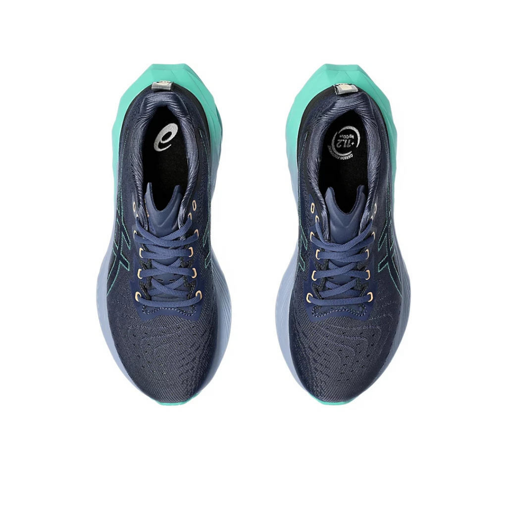 Asics Novablast™ 4 Azul Marinho com Verde e Azul