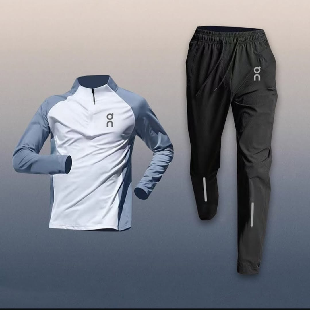 Conjunto On Running Performance - Branco/Azul