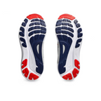 Asics Gel-Kayano 31 Cinza com Vermelho e Azul Marinho