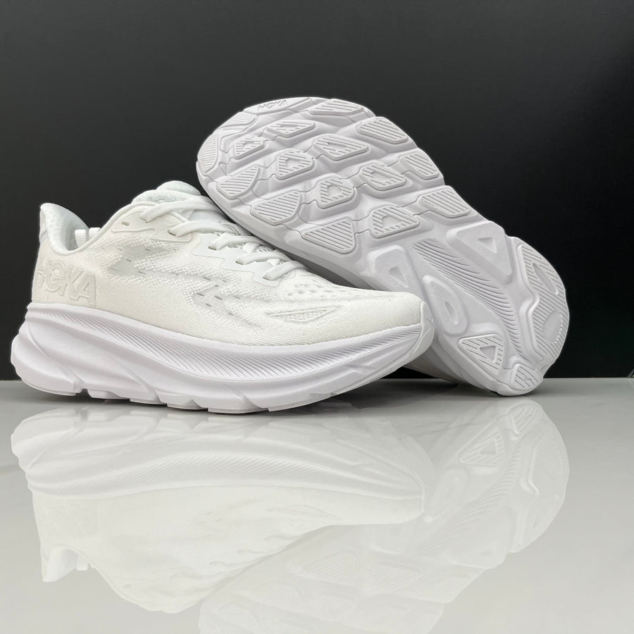 HOKA Clifton 9 Laranja e Azul – imagem 3 de 6