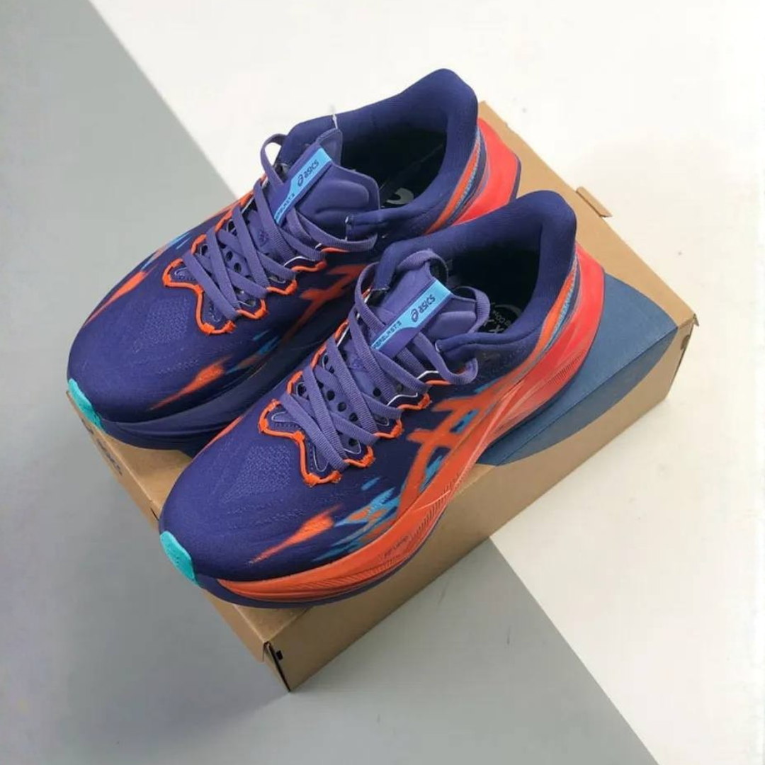 Asics Superblast 3 - Unissex - Azul/Laranja