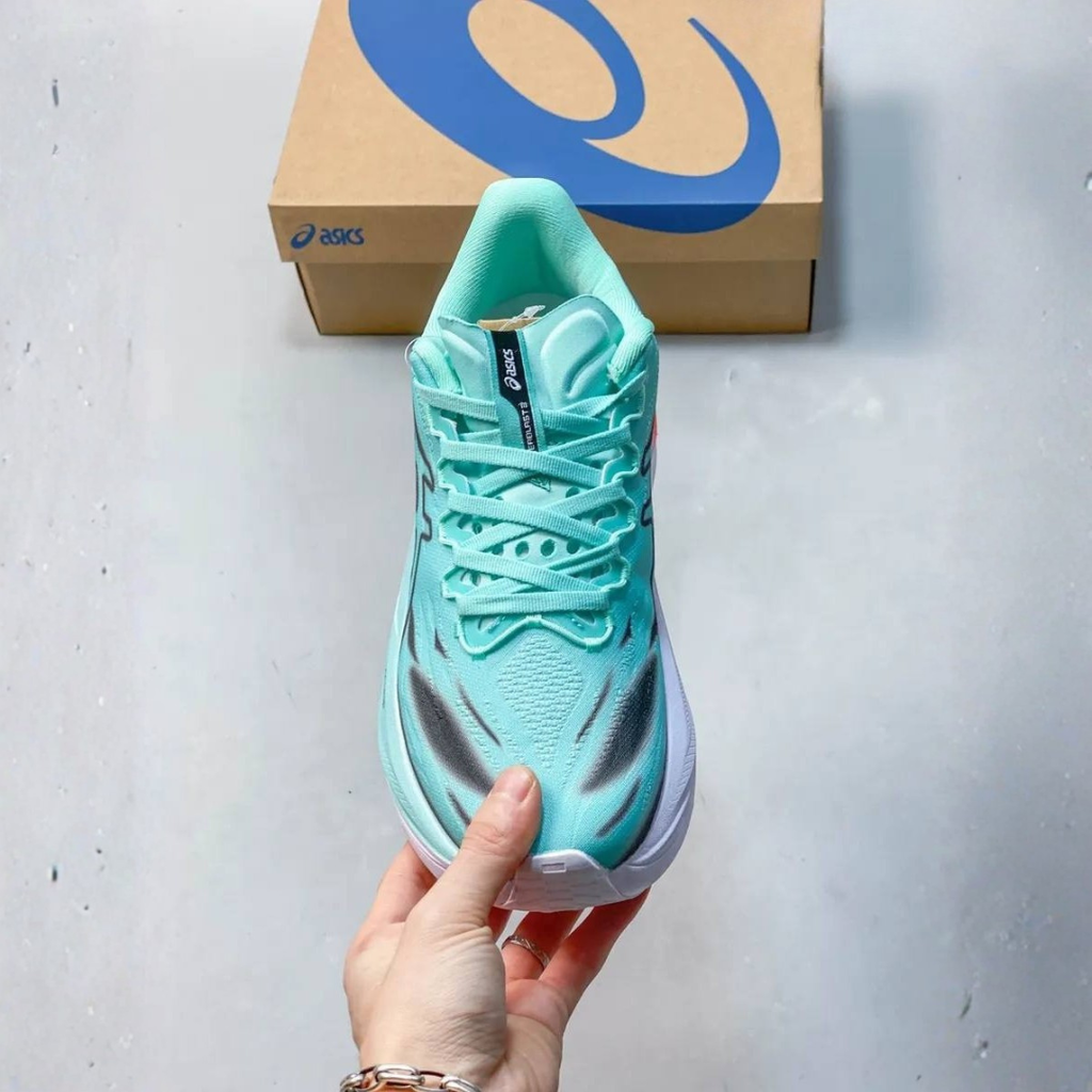 Asics Superblast 3 - Unissex - Verde Aqua Mint/Vermelho