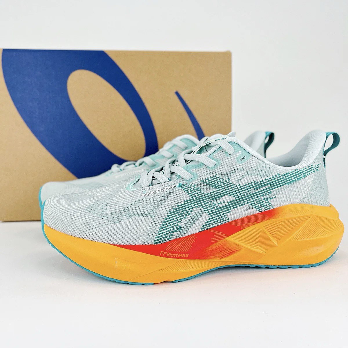 Asics Novablast 5 - Verde com Laranja – ForTimer