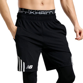 Calções Bermudas Sport Tactel New Balance Com Spandex Casuais , Esportivos De Praia