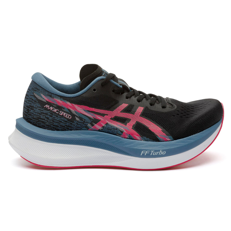 Asics Magic Speed 4 Preto / Azul / Rosa