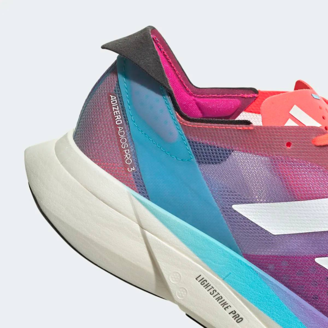 Adidas Adizero Adios Pro 3 - Signal Pink Cyan