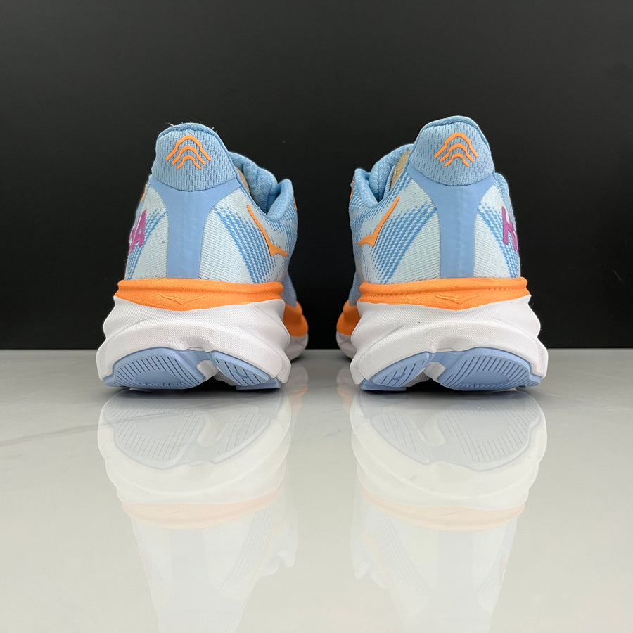 HOKA Clifton 9 Branco e Amarelo – imagem 4 de 5