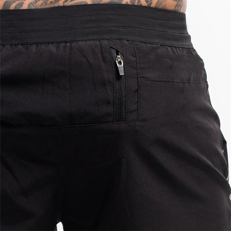 Short Masculino Fitness Fort Sports Respirável e de Secagem Rápida