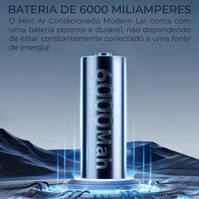 Mini Ar Condicionado Modern Lar™ Instalação Sem Furos + Frete Grátis/ Até 12 vezes SEM JUROS