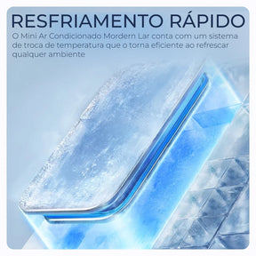 Mini Ar Condicionado Modern Lar™ Instalação Sem Furos + Frete Grátis/ Até 12 vezes SEM JUROS