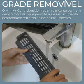 Mini Ar Condicionado Modern Lar™ Instalação Sem Furos + Frete Grátis/ Até 12 vezes SEM JUROS
