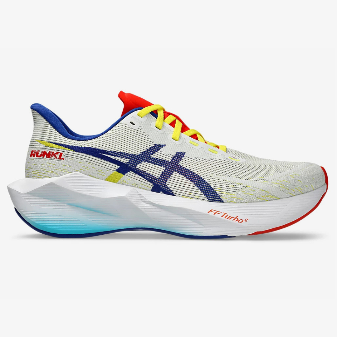 Asics Novablast 6 Unity in Motion - Vermelho/Azul